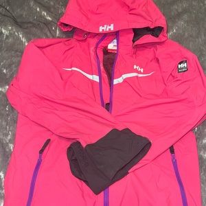 Helly Hansen Kids Girls HellyTech Hooded
Raincoat Jacket Size 152 (12y.o.) Pink